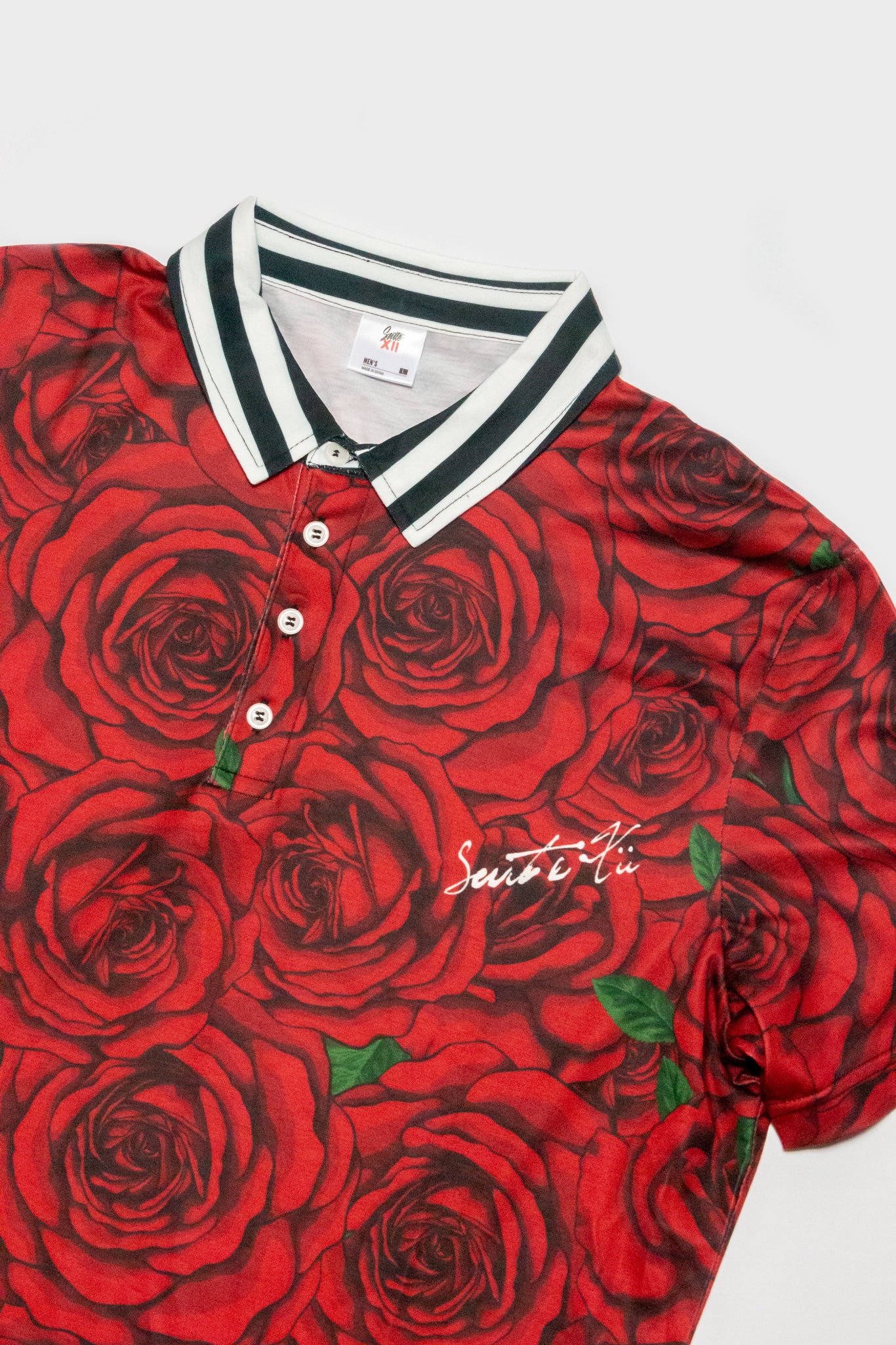 Blooming SS Polo - Rose Red