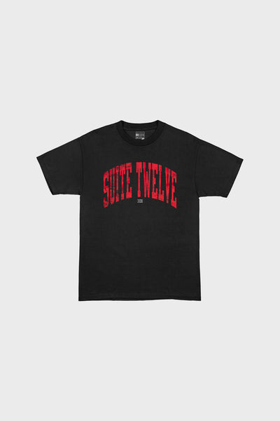 Arch Logo SS Tee - Black – SuiteXII